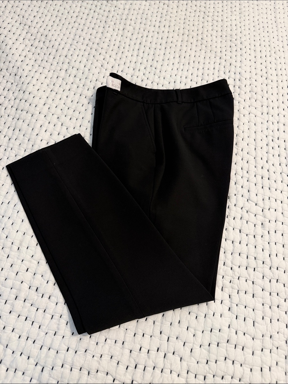 White House Black Market Black Straight-Leg Women's Pants